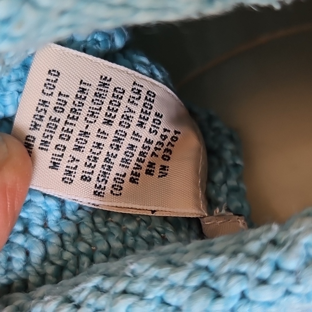 L.L. Bean Blue Turtleneck Sweater - Picture 10 of 10